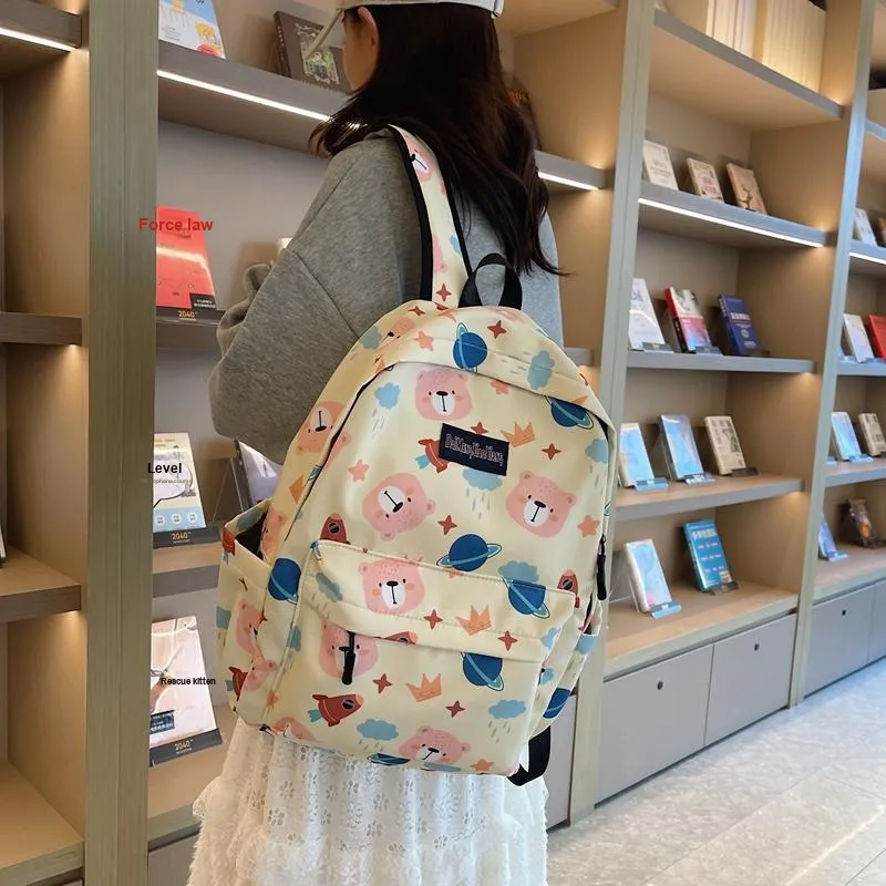 Vack Nylon Backpack Women's Multicolor-12