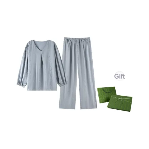 ZumashL Пижамы Подарочная коробка Женская Святой Грааль Синий