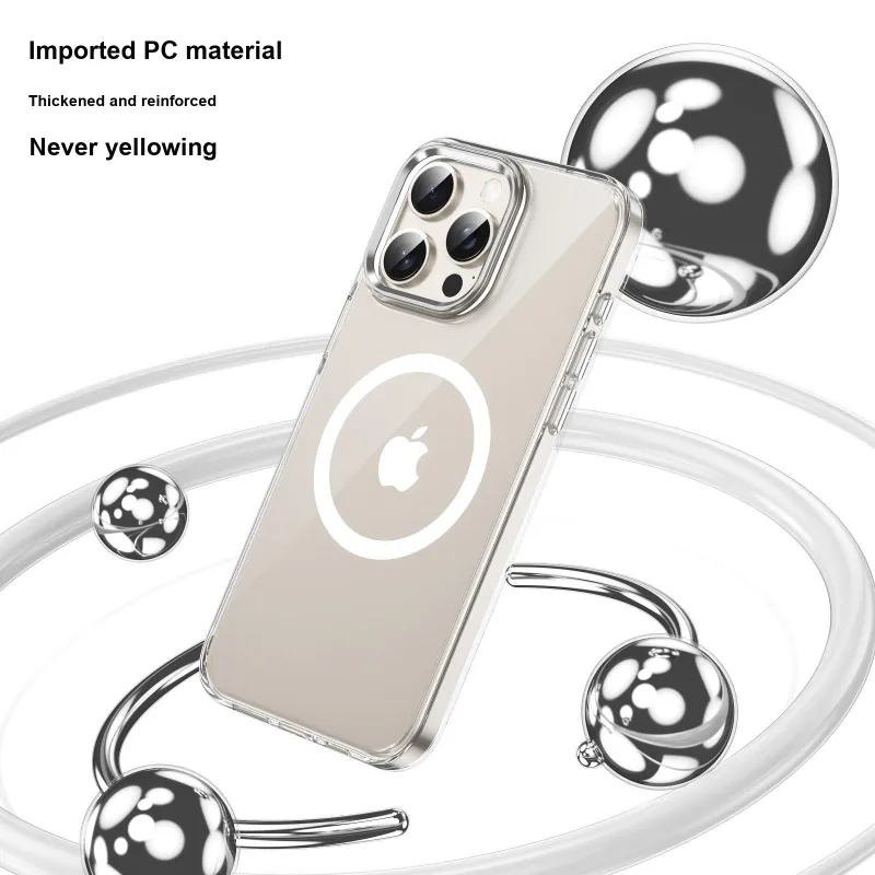 Record Star PC Material Cooling Sensation Magnetic Phone Cases Compatibility Apple 16 Pro Girlish Trendy And Cool-3