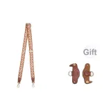 Cognac-Z Stripes Canvas Shoulder Strap[Set]Crossbody Style