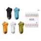 5-Pack (Twilight Black+Sky Blue+Orange Yellow+White+Green)