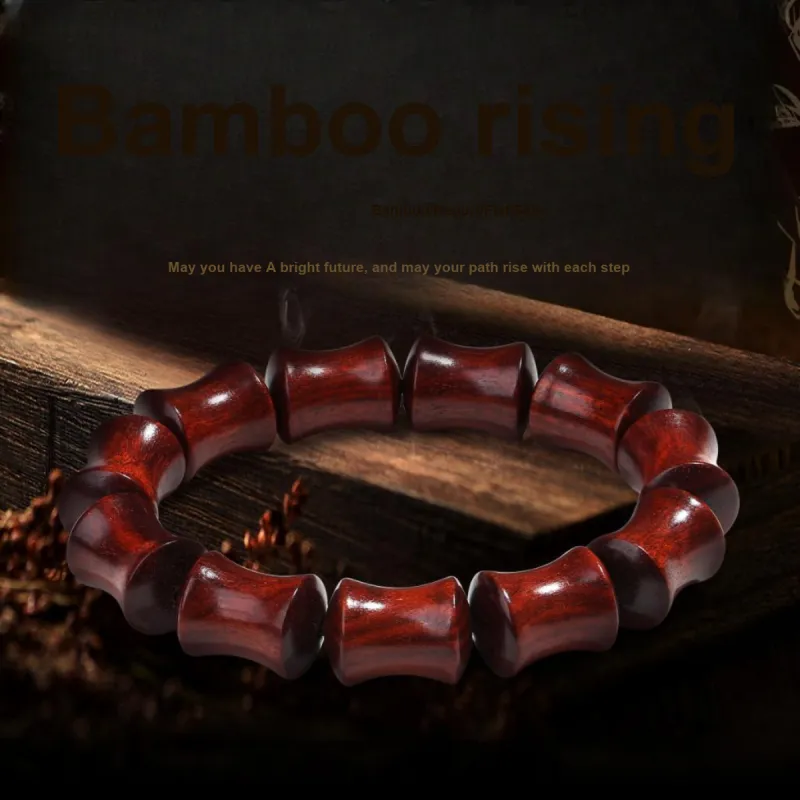 PUTUOSHANWENCHUANG Bloodwood Bracelets Unisex-1