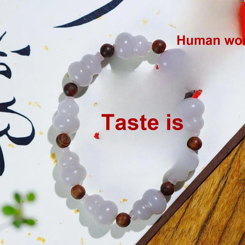 Jade Charm Yao Hetian Jade Bracelets Smoky Purple Unisex-6