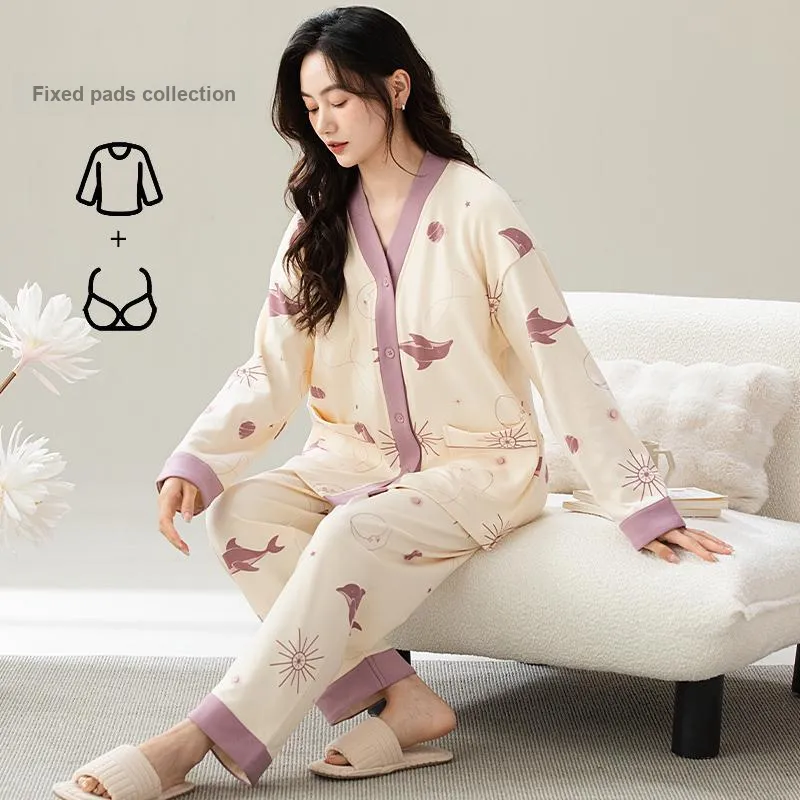 DanceBees Pajama Set Women's Image Color-4