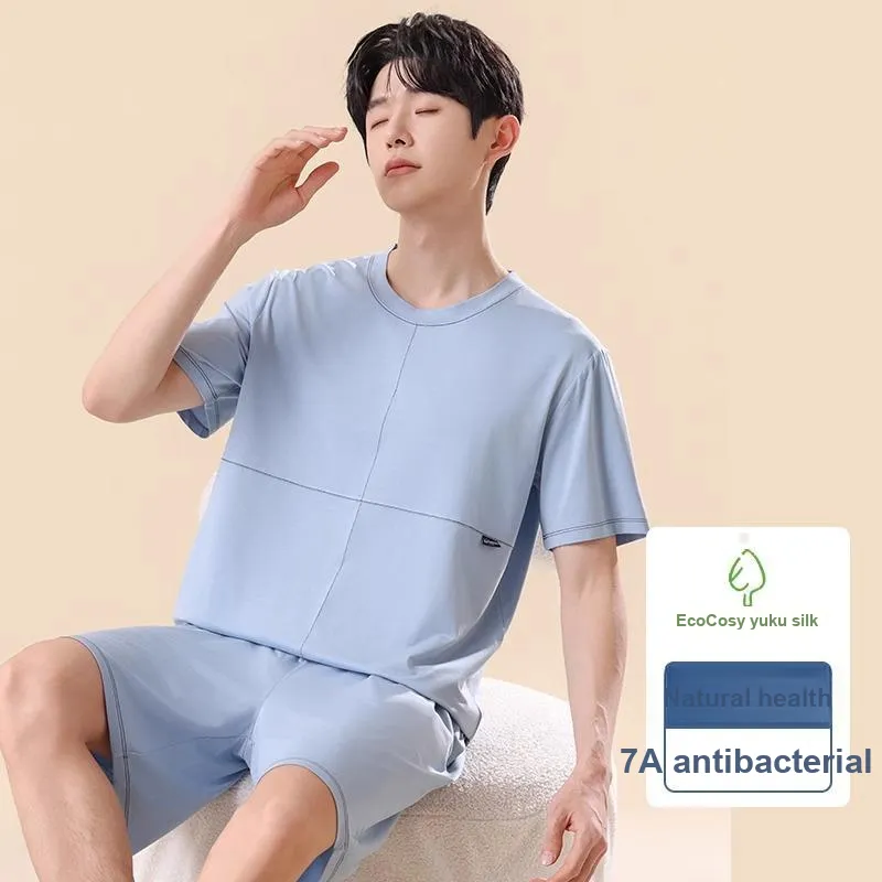 H YXIANG Men Pajama Sets-7