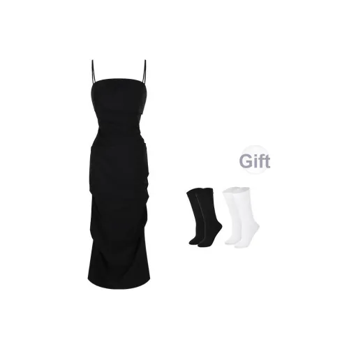 BSEVENI Черные Женские Слиплатья