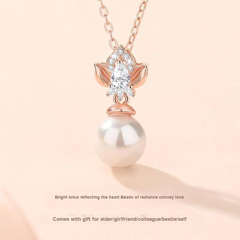 R Z Y S925 Silver Necklaces Women's-5