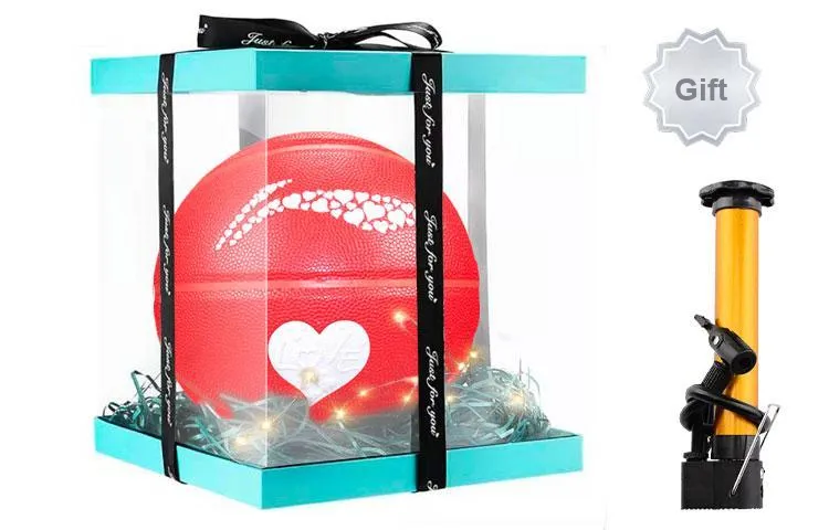 LiNing Couple Collection PU Basketball Red Size 7 Training Match Unisex-2