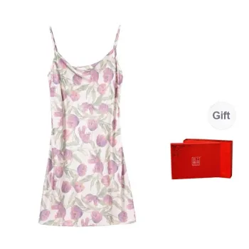 Shanghai Story Nightgown Women's Gift Box Set Purple Tulip