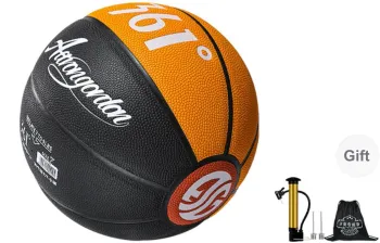 361° Raid PU Basketball Black Yellow Size 7 Training Competition Unisex