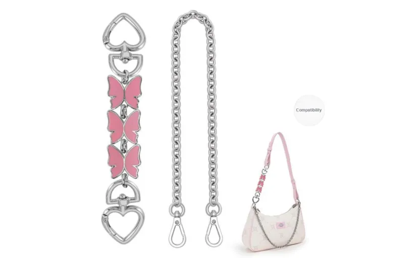 Lan Bao Fan Metal Alloy Bag Strap Women's Multicolor-15