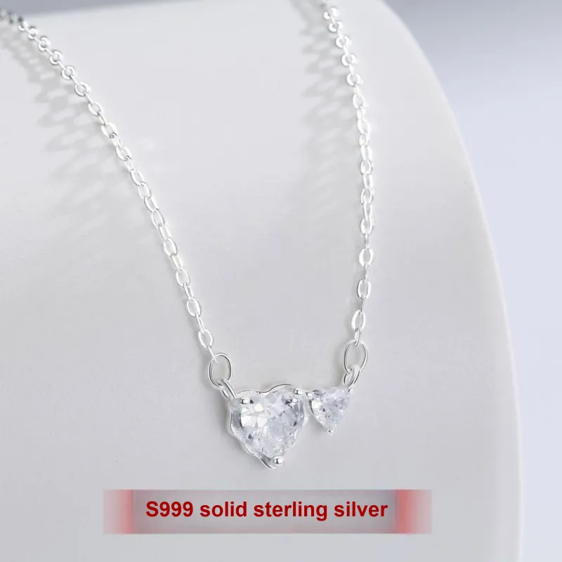 MISS WEI 999 Fine Silver Necklaces Women's-1