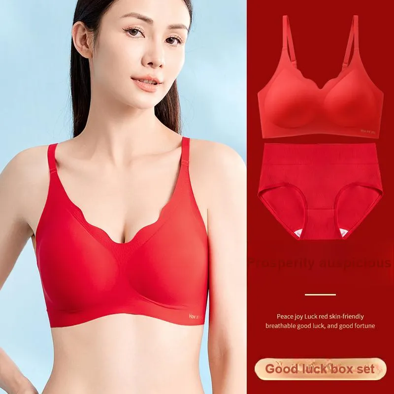 MIIOW Underwear Set Women's Red-12