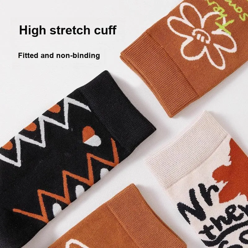 JKN Mid Calf Socks Women's 5 Pack-14