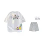 White (Comes with 1 Pack of High-Quality Shorts)