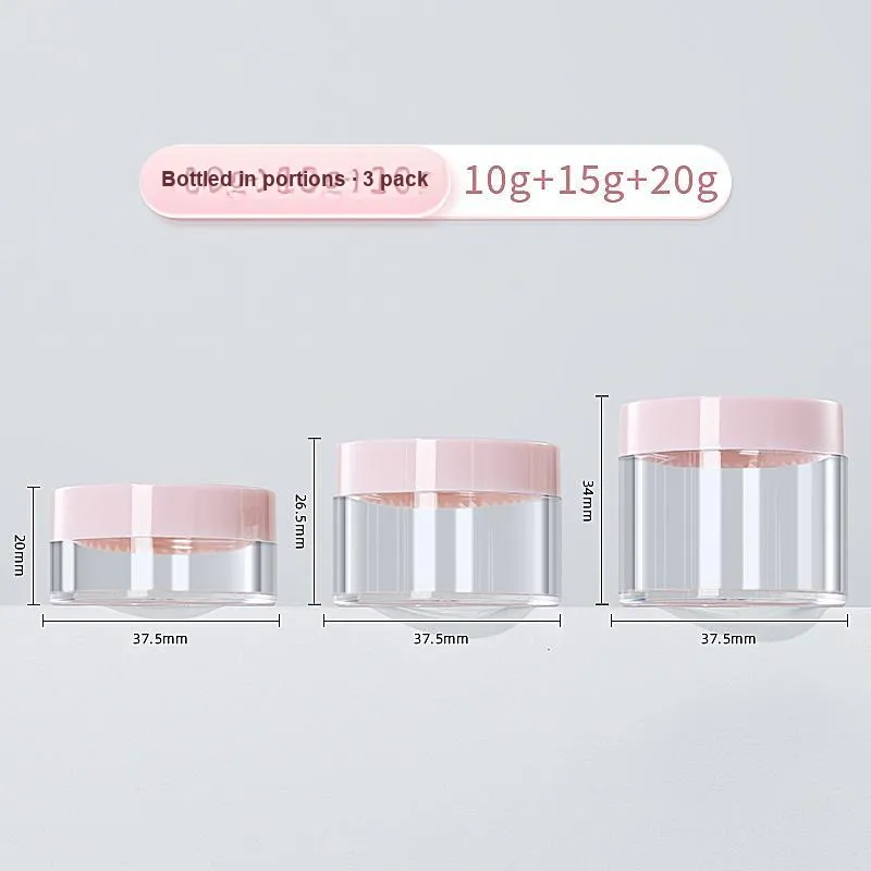 NILIYA Face Moisturizers & Creams Bottles With Dividers Sample Empty Bottle-1