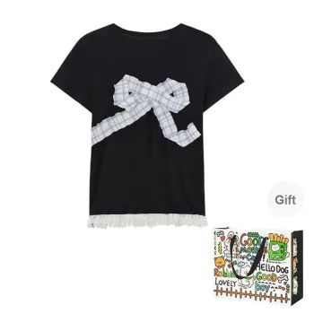 ZVJH T Shirts Women's Black Shopping Bag