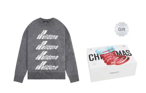 WE11DONE Sweaters Unisex Gray - Gift Box Sets