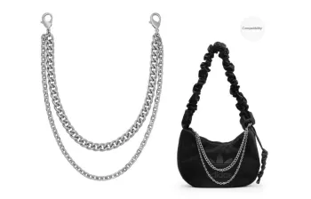 Lan Bao Fan Alloy Bag Accessories Women's White