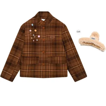 NTOT Velvet feel Coat Women's Brown