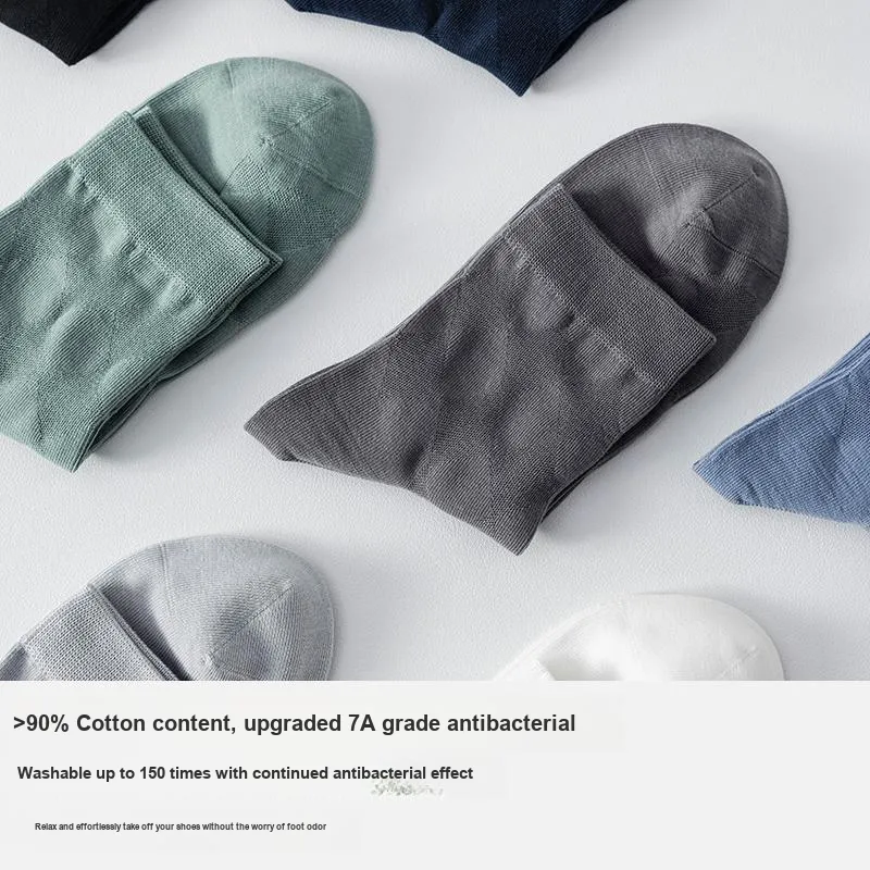 MIIOW Mid Calf Socks Men's Combo Set-2