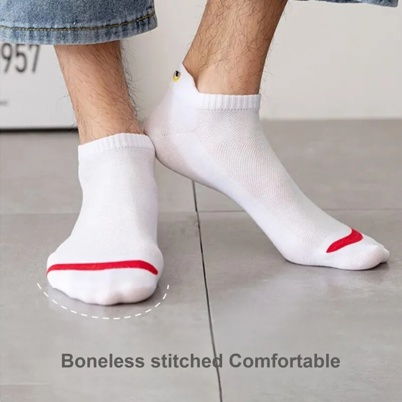 PLAN IN No Show Socks Unisex 5 Pack-13