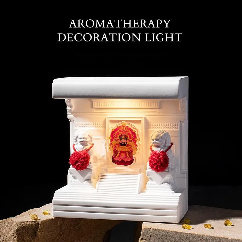 Meter Mood Enhancing Mascot Aromatherapy Lamp With Diffusion Stone Ornament Gift Box Set-1