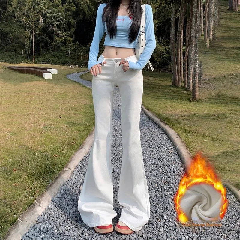 FOREVER 21 Jeans Women's Pure White Color-29