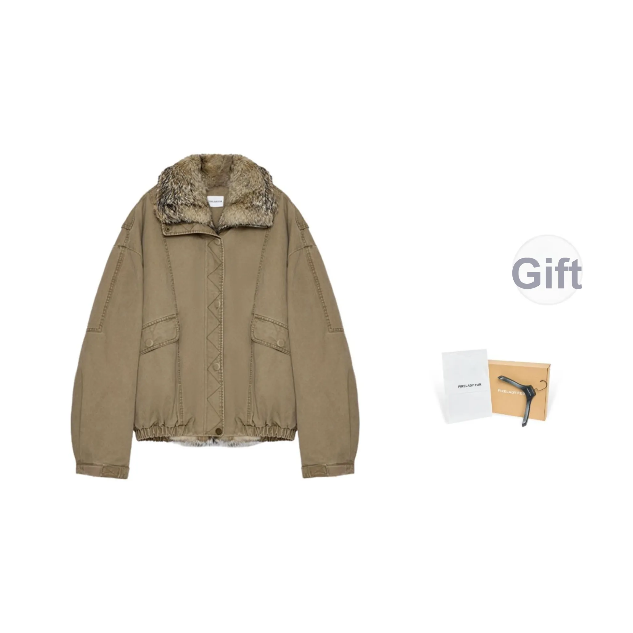 FIRELADY FUR Parka Coats Women's