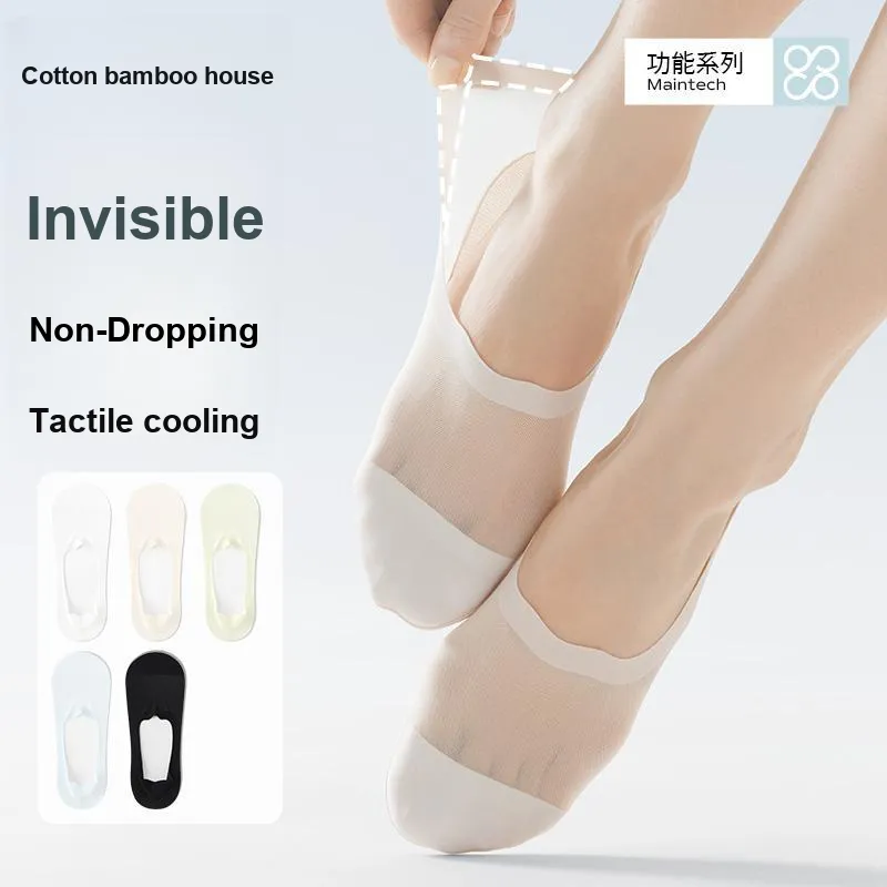 B&C.Room No Show Socks Women's 5 Pack-2