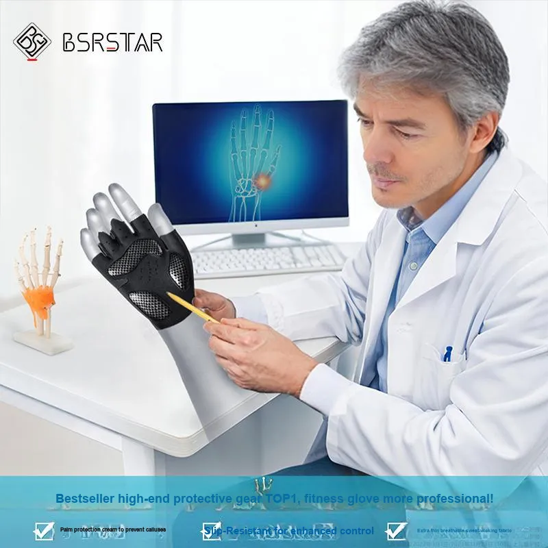 BESTRAY Weightlifting Belts / Gym Gloves-6