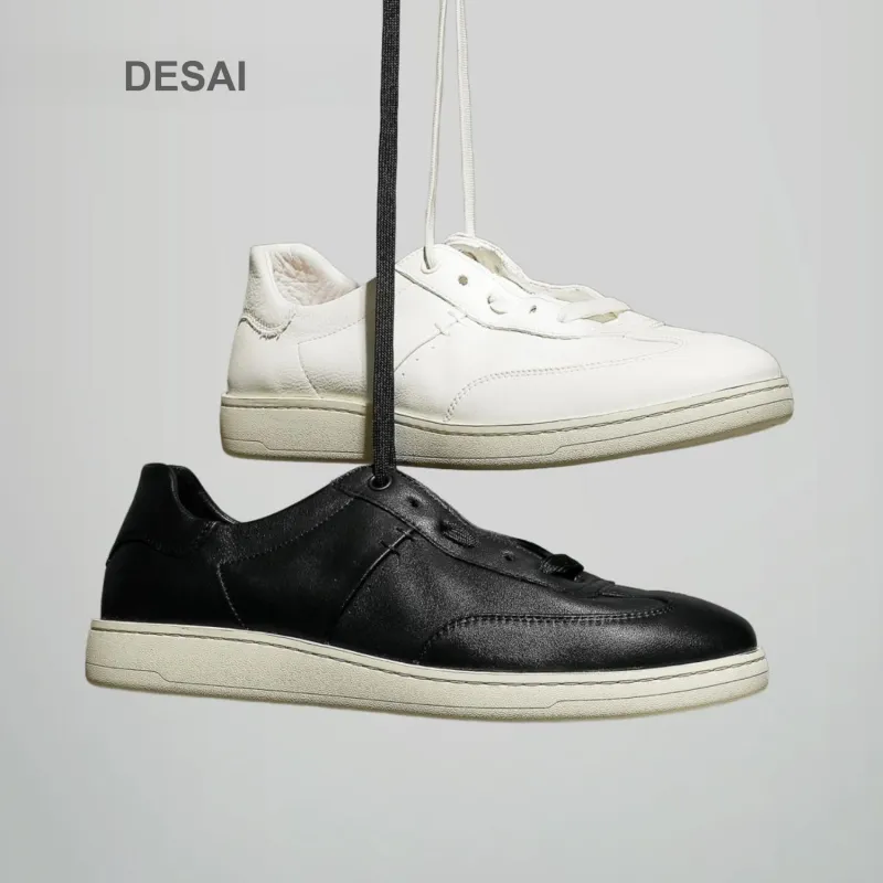 Desai Skateboard Shoes Men's White-15