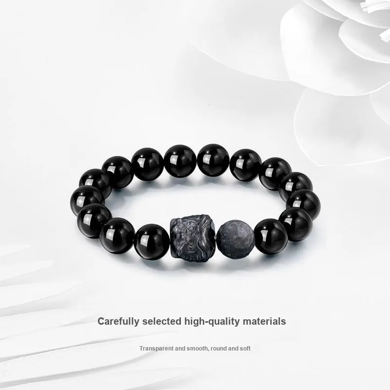 JUICY GRAPE Obsidian Bracelets Unisex-4