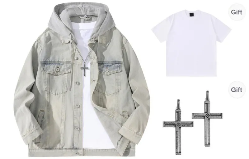 Lost N Forbidden X A.X.S.K Denim Jackets Unisex-8