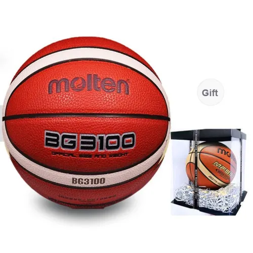 Molten PU Basketball Orange Red Size 76 Size 5 Size 4 Training Unisex