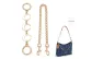White Moon Extender Chain+Decorative Chain 45cm