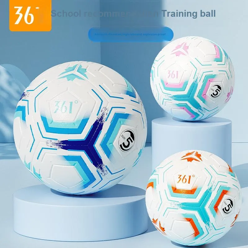 361° Size 4 Size 5 Soccer PVC Machine Stitched Soccer Ball Unisex-9