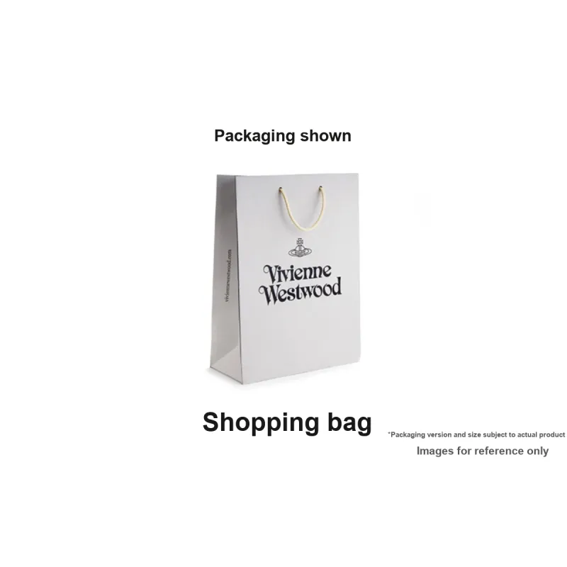 Vivienne Westwood Nylon Shoulder Bag, Crossbody Bag, Handbag Tubas Unisex Black-5