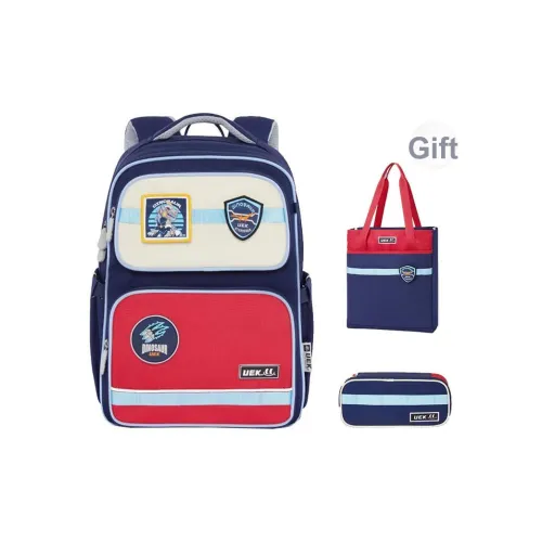 UEK Oxford Студенческий Рюкзак Стандартный Детский Орхидея Темно-синий