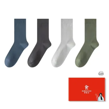 ROBINHOOD Mid Calf Socks Men's Box 4 Pack