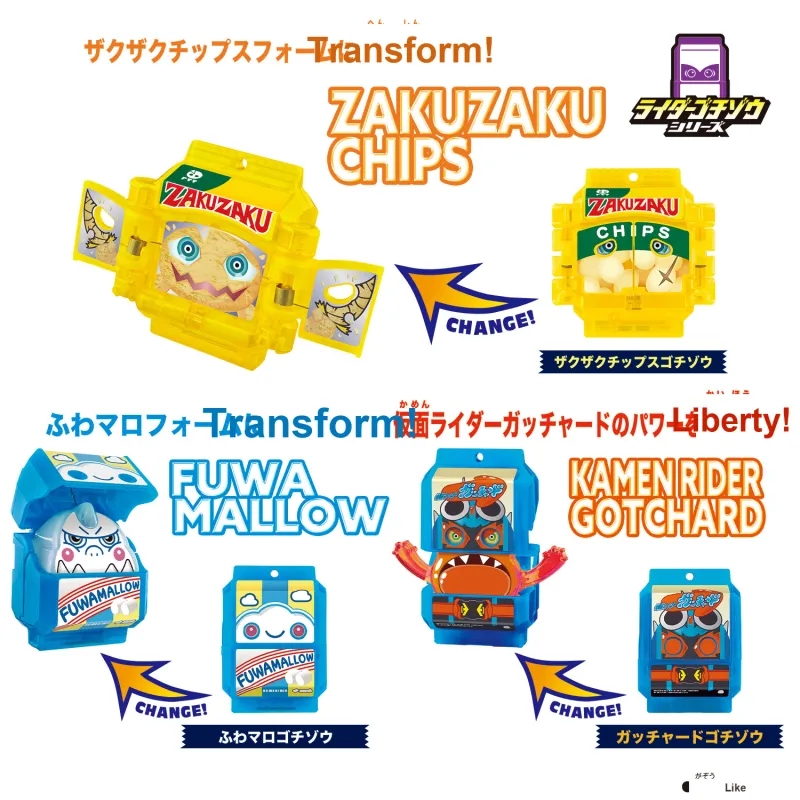 BANDAI Kamen Rider Characters GAVV Gabumon, Chibi 01 Set Model Accessories-1
