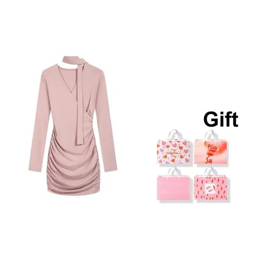 ZCDECO Длинное платье с длинными рукавами женское