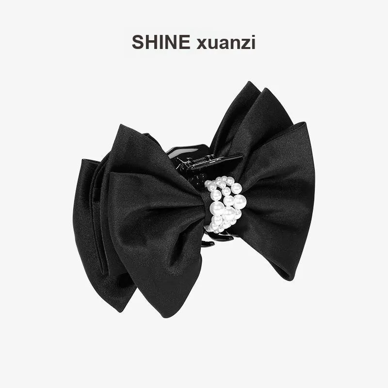 SHINE Acrylic, Shell Pearl Hair Clips Women's-3
