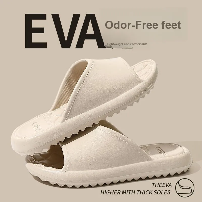 Foot Recreation Diamond Pattern Slip Resistant Comfortable Quiet EVA Minimalist Style All Season Home Slippers-19