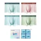 Glacier Blue+Pale Cyan Green+Light Grass Green+Red