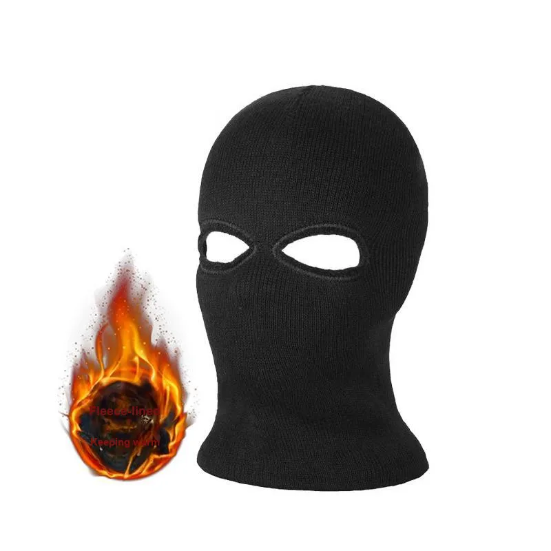 Riding Grams Riding Equipment Cycling Masks Outdoor Unisex Dense Knitted Fabric Black-3