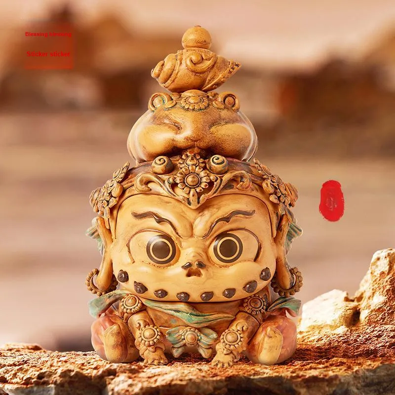 Fufu Stickers Dunhuang Cultural Creativity Grotto Remnant Bodhisattva Ornament Chibi Figures-1