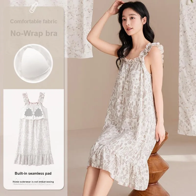 Pretty lady Women's Nightgowns-1