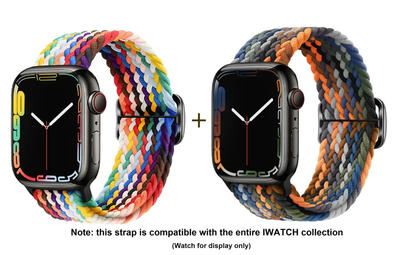 ZHISHENG Apple Compatibility Watch Band 38 49MM Watch Dial All Nylon Material-5