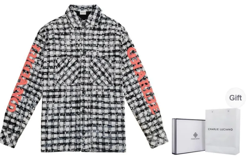 Charlie Luciano Shirt Unisex Black White-0